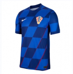 Player Version 2024 Euro Cup Croatia Away Soccer Jersey Shirt