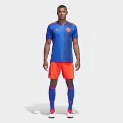 Colombia 2018 World Cup Away Soccer Jersey Uniform (Shirt+Shorts)