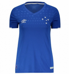 Women 19-20 Cruzeiro Home Soccer Jersey Shirt