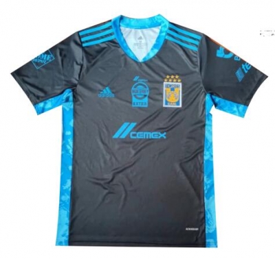20-21 Tigres UANL Black Goalkeeper Soccer Jersey Shirt
