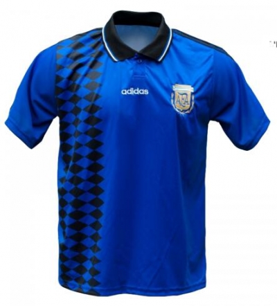 Retro 1994 Argentina Away Soccer Jersey Shirt
