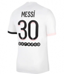 MESSI #30 21-22 PSG Away Soccer Jersey Shirt
