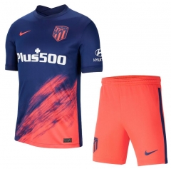 21-22 Atletico Madrid Away Soccer Uniforms
