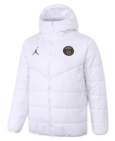 21-22 PSG AJ White Winter Jacket