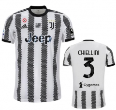 CHIELLINI #3 22-23 Juventus Chiello Home Soccer Jersey Shirt