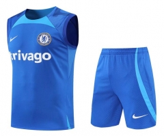 22-23 Chelsea Blue Training Vest Shirt and Shorts