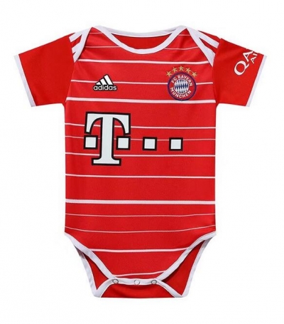 Little Kids 22-23 Bayern Munich Home Soccer Babysuit