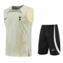 22-23 Tottenham Hotspur Yellow Training Vest Shirt and Shorts