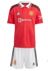 Children 22-23 Manchester United Home Soccer Kit