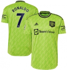 Ronaldo #7 Player Version 22-23 Manchester United Third Soccer Jersey Shirt