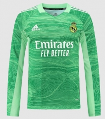 Long Sleeve 22-23 Real Madrid Goalkeeper Green Soccer Jersey Shirt