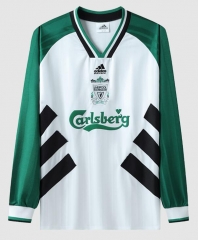 Retro Long Sleeve 1993-95 Liverpool Away Soccer Jersey Shirt