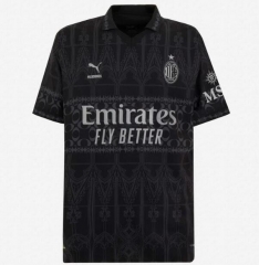 Player Version Shirt 23-24 AC Milan Black Fourth Soccer Jersey