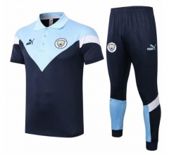 20-21 Manchester City Blue Polo Sets