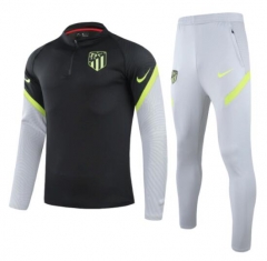 20-21 Atletico Madrid Black Training Top and Pants