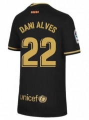 DANI ALVES 22 Barcelona 20-21 Away Soccer Jersey Shirt