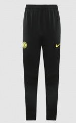 21-22 Chelsea Black Yellow Training Pants