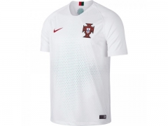 Portugal 2018 World Cup Away White Soccer Jersey Shirt