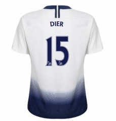 18-19 Tottenham Hotspur DIER 15 Home Soccer Jersey Shirt