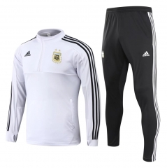 Argentina 2018 FIFA World Cup White Training Suit (Shirt+Trouser)