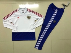 Russia FIFA World Cup 2018 White Training Suit (Sweat Shirt+Pants)