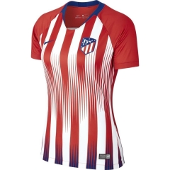 Women 18-19 Atletico Madrid Home Soccer Jersey Shirt