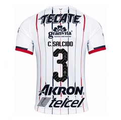 18-19 Deportivo Guadalajara Chivas C Salcido 3 Away Soccer Jersey Shirt