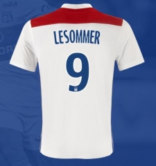 18-19 Olympique Lyonnais LE SOMMER 9 Home Soccer Jersey Shirt
