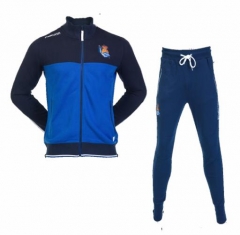 18-19 Real Sociedad Blue Training Suit (Jacket+Trouser)