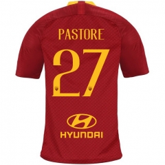 18-19 AS Roma PASTORE 27 Home Soccer Jersey Shirt