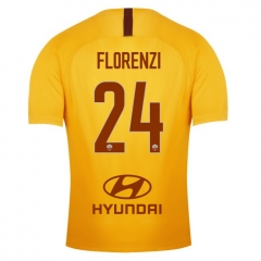 18-19 AS Roma FLORENZI 24 Third Soccer Jersey Shirt