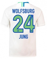 18-19 VfL Wolfsburg JUNG 24 Away Soccer Jersey Shirt
