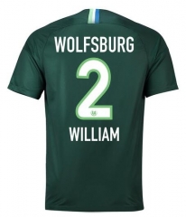 18-19 VfL Wolfsburg William 2 Home Soccer Jersey Shirt