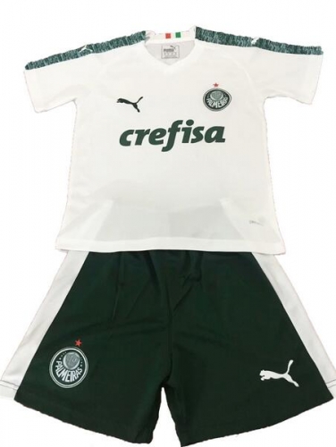 Kids Palmeiras 2019/2020 Away Soccer Jersey Kits (Shirt+Shorts)