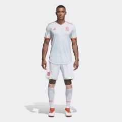 Spain 2018 World Cup Away Soccer Uniform (Jersey+Shorts)