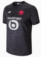 21-22 Lille OSC Black Away Soccer Jersey Shirt