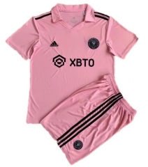 Children 22-23 Inter Miami Kit Home Soccer Uniforms