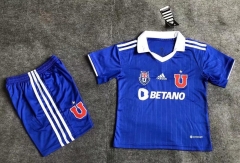 Children 22-23 Club Universidad de Chile Kit Home Soccer Uniforms