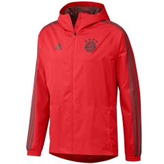 18-19 Bayern Munich Red Woven Windrunner Jacket
