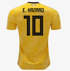 Belgium 2018 World Cup Away Eden Hazard Soccer Jersey Shirt