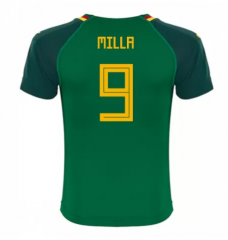 Cameroon 2018 World Cup Home Milla Soccer Jersey Shirt