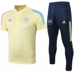 20-21 Arsenal Yellow Polo Sets