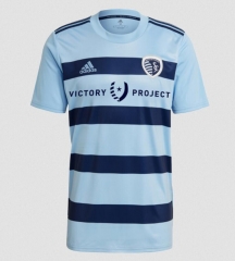21-22 Sporting Kansas City Away Soccer Jersey Shirt