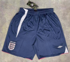 Retro 2006 England Home Soccer Shorts