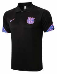 21-22 Barcelona Black Polo Shirt