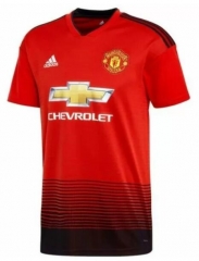 Retro Shirt 2018-19 Manchester United Kit Home Soccer Jersey