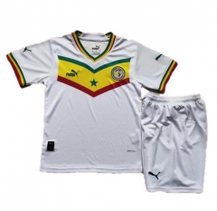 Children 2022 World Cup Senegal Home Soccer Uniforms