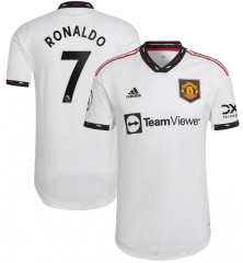 Ronaldo #7 Player Version 22-23 Manchester United Away Soccer Jersey Shirt