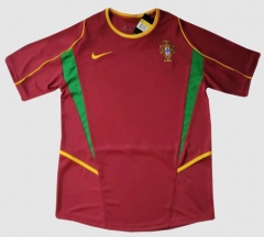 Retro 2002 World Cup Portugal Home Soccer Jersey Shirt