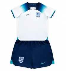 Children 2022 World Cup England Home Soccer Kits